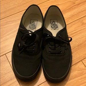 Classic Vans- black women’s size 8/ men’s size 6.5